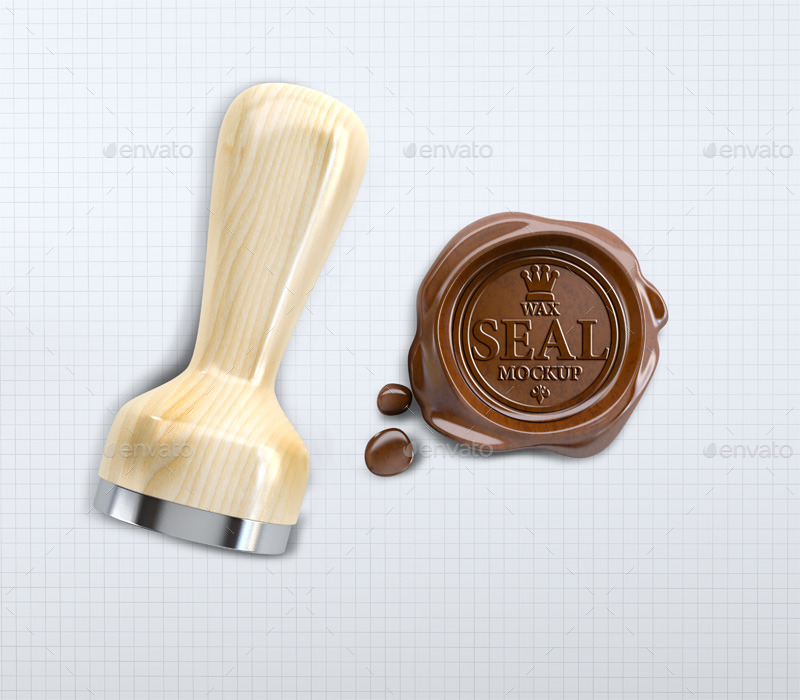 Wax Seal Stamp Mock-up, Graphics | GraphicRiver